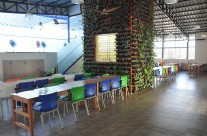 Dining Area with Vertical Garden